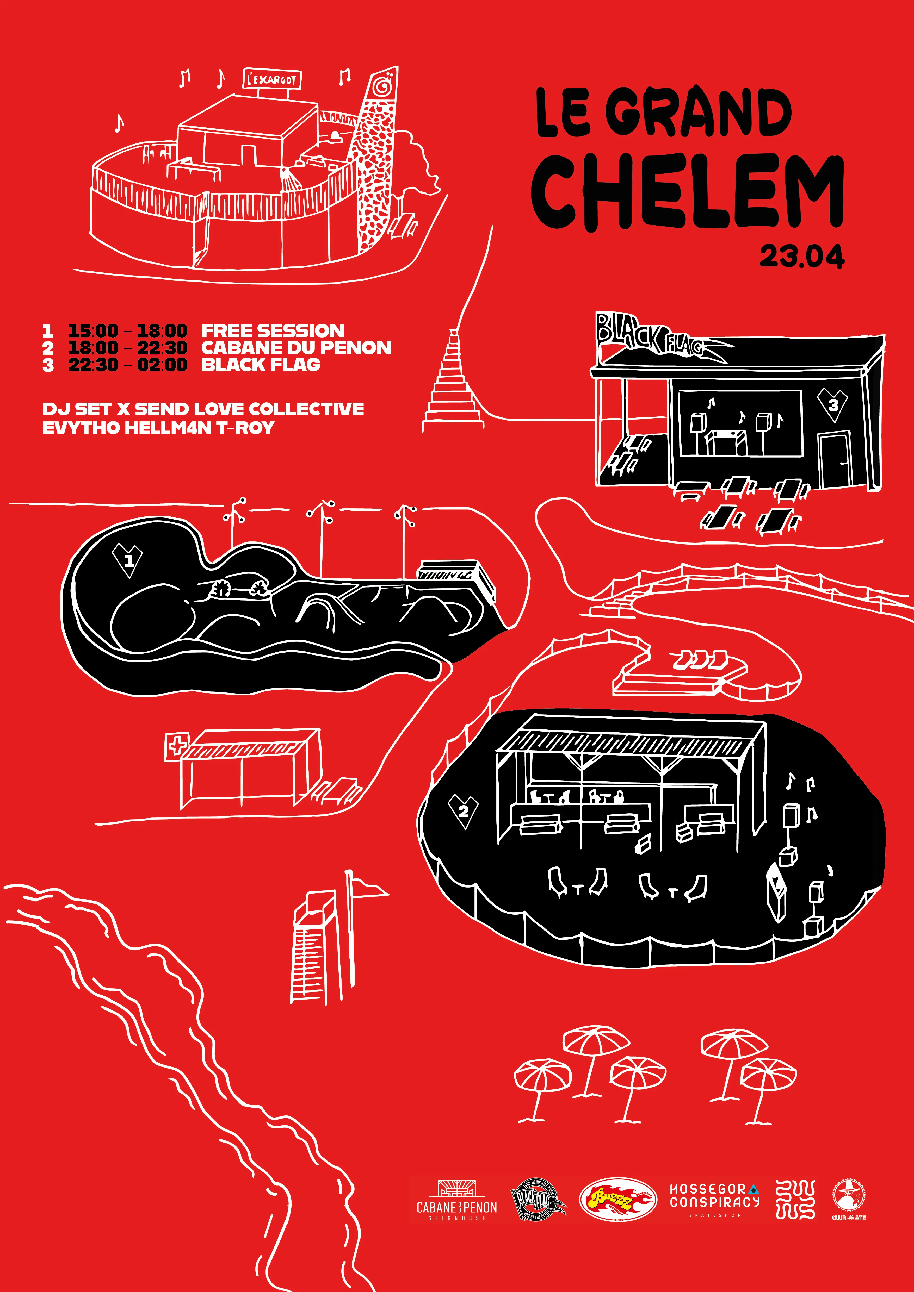 LE GRAND CHELEM X SEND LOVE COLLECTIVE 